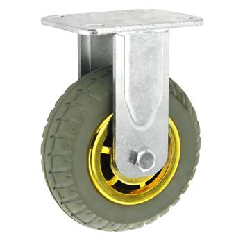 Heavy-duty stretch rubber casters