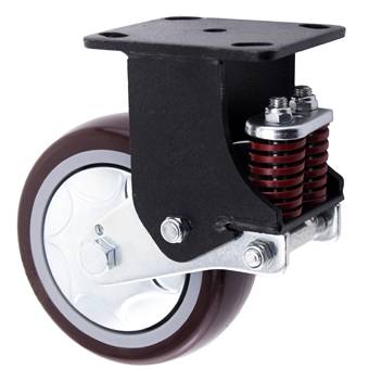SHOCK ABSORBING CASTERS