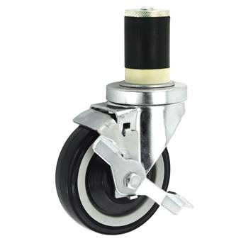 Medium-duty Thread Stem TPU Casters(Expansive Rubber)