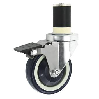 Medium-duty Thread Stem TPU Casters(Expansive Rubber)