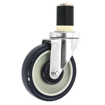 Medium-duty Thread Stem TPU Casters(Expansive Rubber)