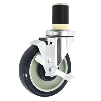 Medium-duty Thread Stem TPU Casters(Expansive Rubber)