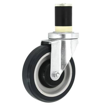 Medium-duty Thread Stem TPU Casters(Expansive Rubber)