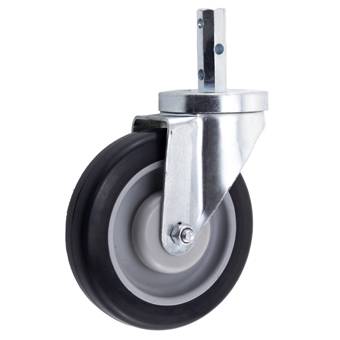 Medium-duty Thread Stem TPU Casters(Hexagonal Stem)