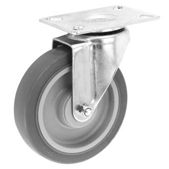 Medium-duty TPR Casters
