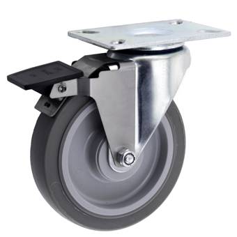 Medium-duty TPR Casters