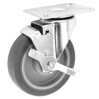 Medium-duty TPR Casters