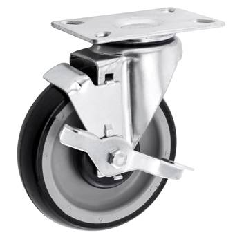 Medium-duty TPR Casters