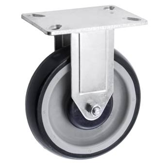 Medium-duty TPR Casters