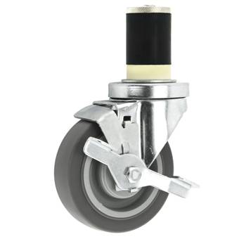 Medium-duty Thread Stem TPU Casters(Expansive Rubber)