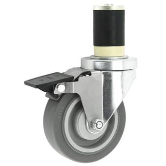 Medium-duty Thread Stem TPU Casters(Expansive Rubber)