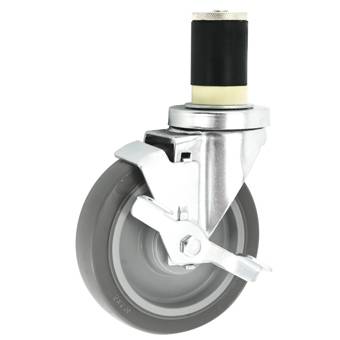Medium-duty Thread Stem TPU Casters(Expansive Rubber)