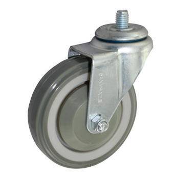 4”Swivel Kingpinless Shopping Cart Casters