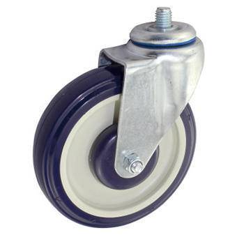 5”Swivel Kingpinless Shopping Cart Casters