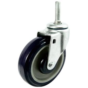 5”Extension Stem Shopping Cart TPU Casters