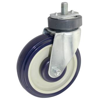 5”Stretching Rigid Shopping Cart Casters