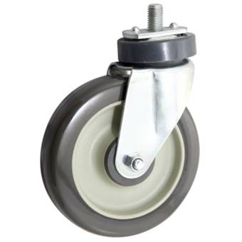 5”Stretching Rigid Shopping Cart Casters