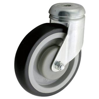 5”European Style TPR Shopping Cart Casters